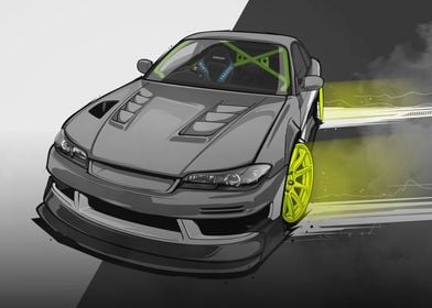 DRIFT MONALISA S15 NISSAN