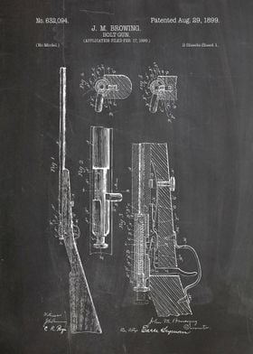 bolt gun patent 1899