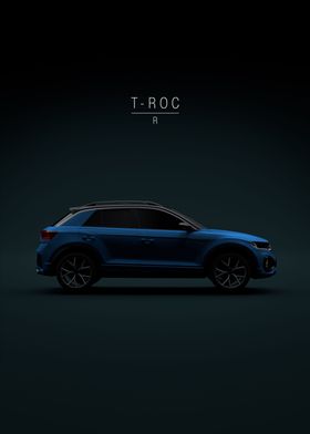 2022 VW T Roc R Blue