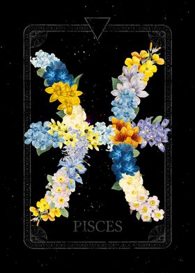 Floral Zodiac Pisces