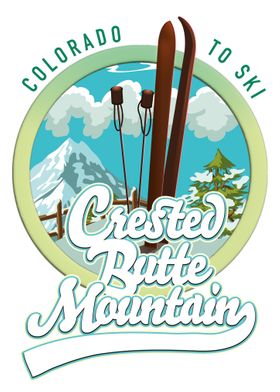 Crested Butte ski logo
