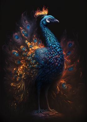 beautiful peacock