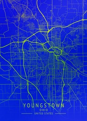 Youngstown Usa City Map