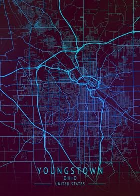 Youngstown Usa City Map