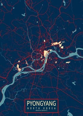 Pyongyang City Map Hope