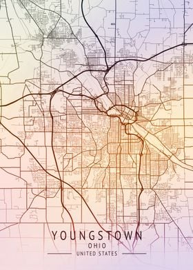 Youngstown Usa City Map