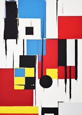 Bauhaus Abstract Poster