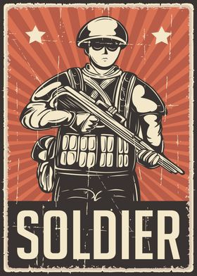 Soldier Pop Art