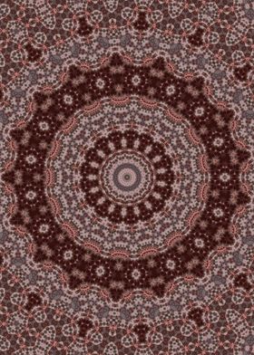 Lacy brown Kaleidoscope 6