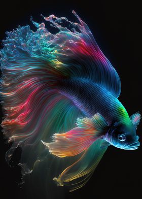 betta fish colorful