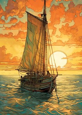 Sailing into the Sunset 