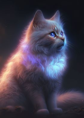 Neon Cat