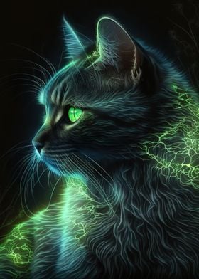 Neon Cat