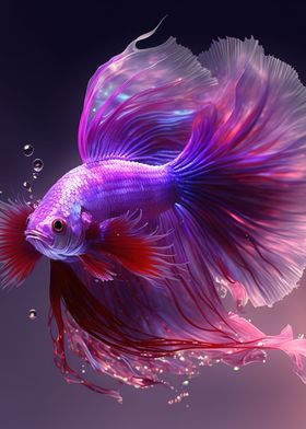 Cute Betta Fish