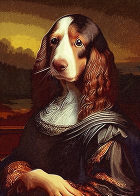 Dog is Mona Lisa v1