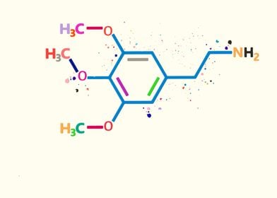 Mescaline Molecule