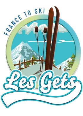Les Gets france ski logo