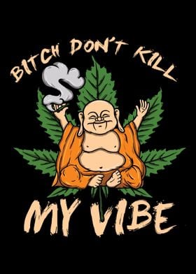 Cannabis Buddah Funny Wee