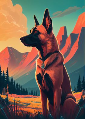 Belgian Malinois Nature