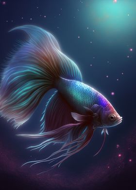 Cute Betta Fish