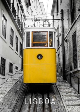 Lisbon Portugal Retro Tram