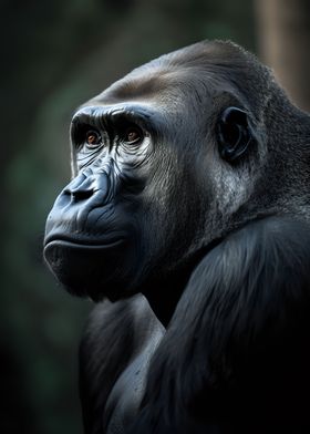 Majestic Gorilla Presence