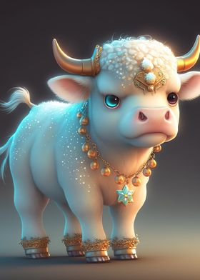 cute bull 