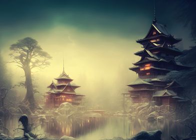 Magical Japanese palace