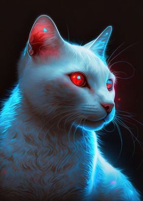 Neon Cat