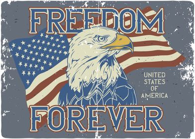 Freedom Forever USA Eagle
