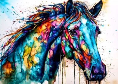 Colorful Horse