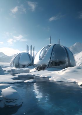 Antarctica Living Pods