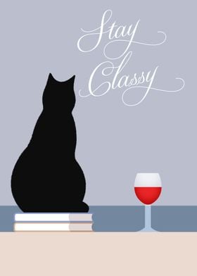 Cat Quote Art Poster Cute
