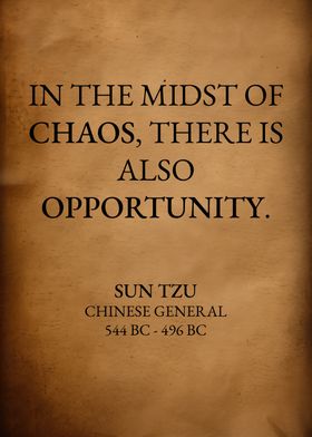 Chaos Brings Opportunity