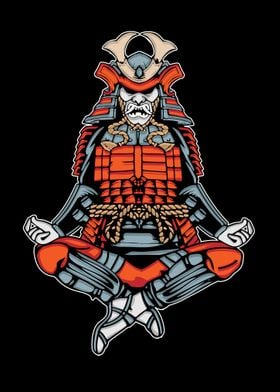 Japanese Samurai Meditate