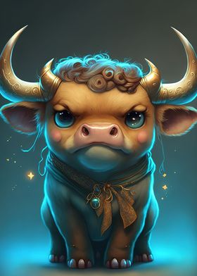 cute bull 