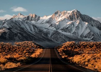 Snow mountain travel