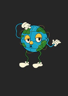 Cartoon Globe Geography
