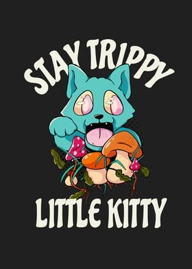 Acid Kitty Funky Hippy Cat