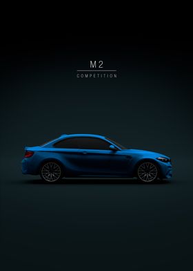 2019 BMW M2 Beach Blue