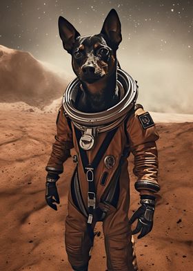 Miniature Pinscher On Mars