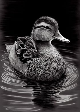 Duck Drawing Animal