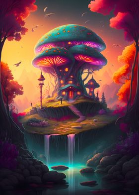 Mushroom house