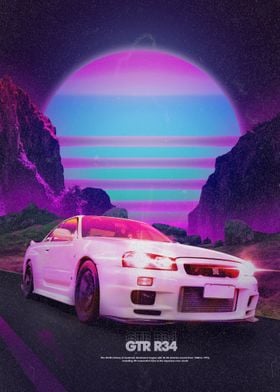 GTR R34 Sunset