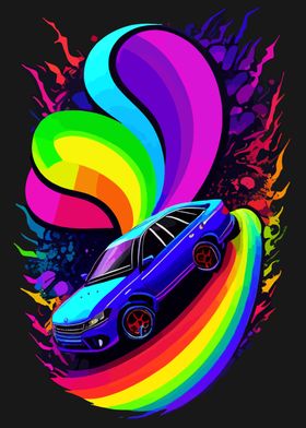Rainbow Car Classic