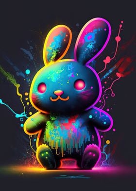 Bunny colorful