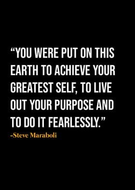 Steve Maraboli Quote 