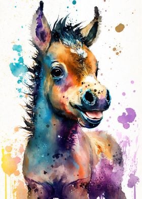 Horse Watercolor Sketch