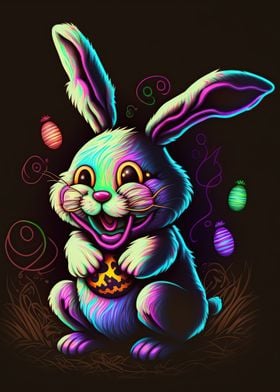 Bunny colorful