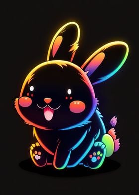 Bunny colorful